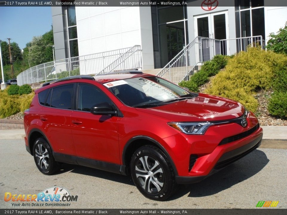 2017 Toyota RAV4 LE AWD Barcelona Red Metallic / Black Photo #1