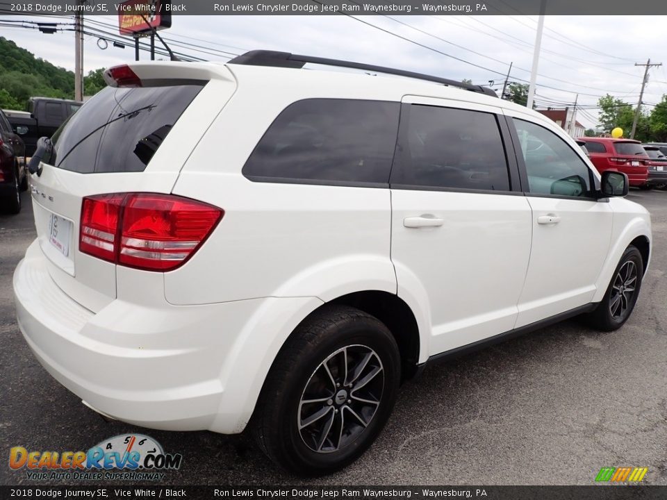 2018 Dodge Journey SE Vice White / Black Photo #6