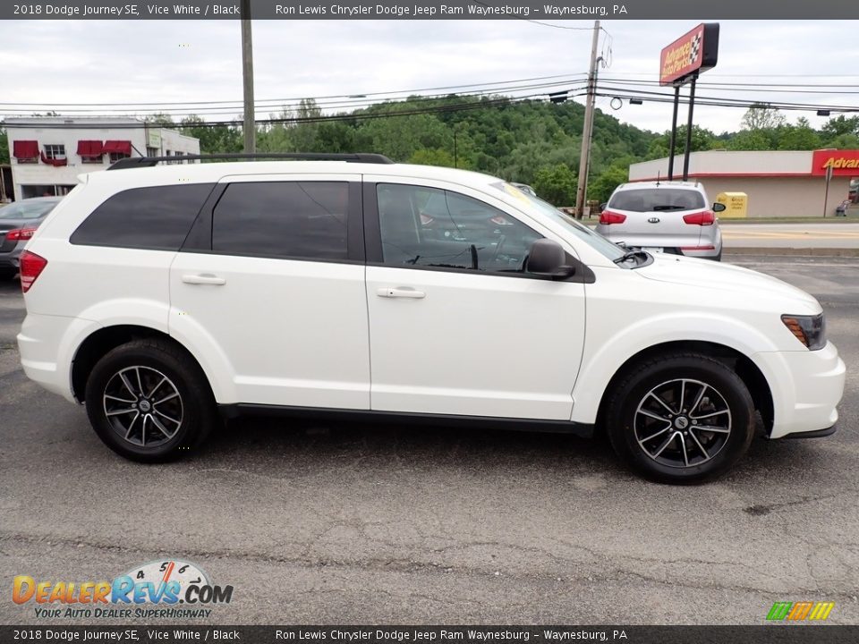 2018 Dodge Journey SE Vice White / Black Photo #7