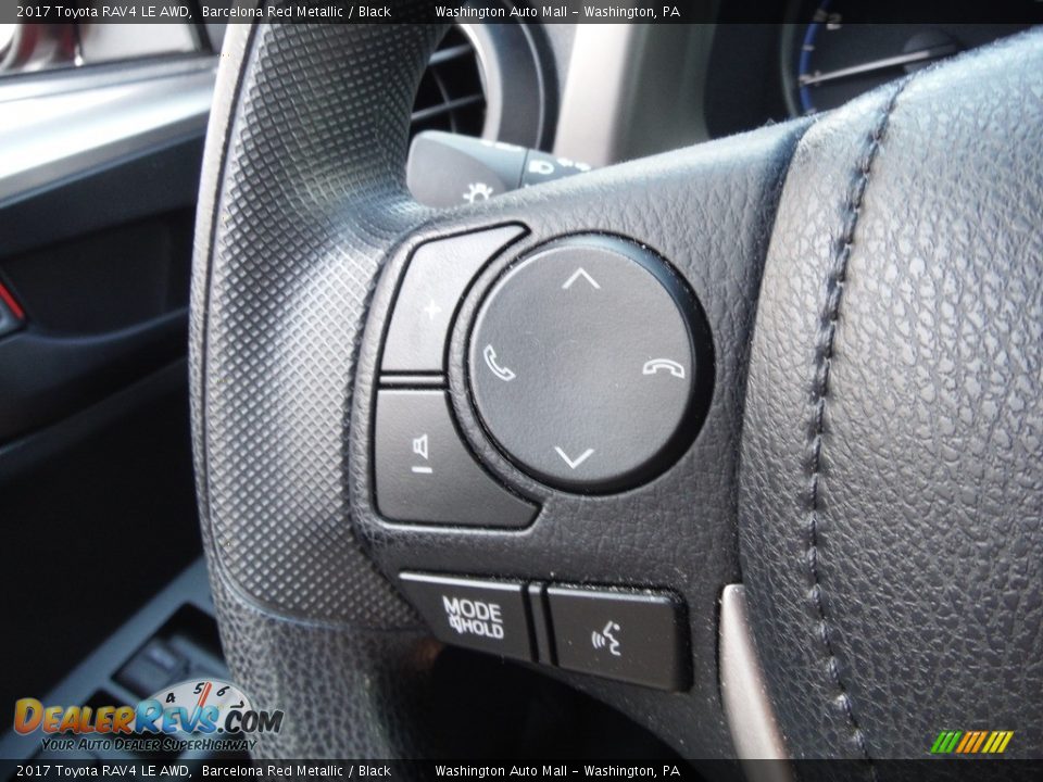 2017 Toyota RAV4 LE AWD Barcelona Red Metallic / Black Photo #6