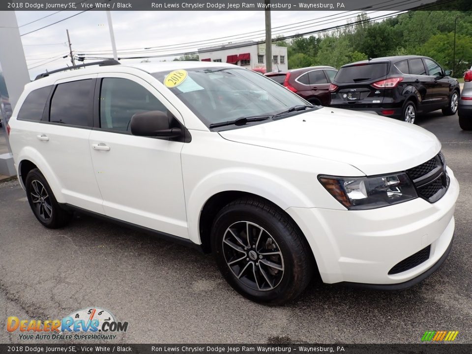 2018 Dodge Journey SE Vice White / Black Photo #8