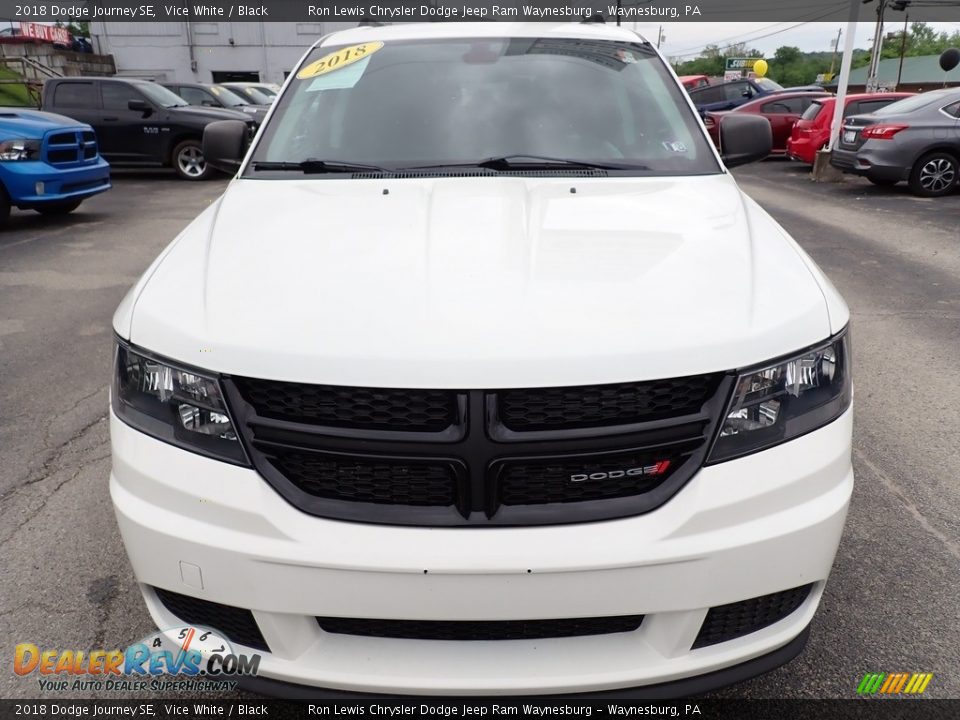 2018 Dodge Journey SE Vice White / Black Photo #9