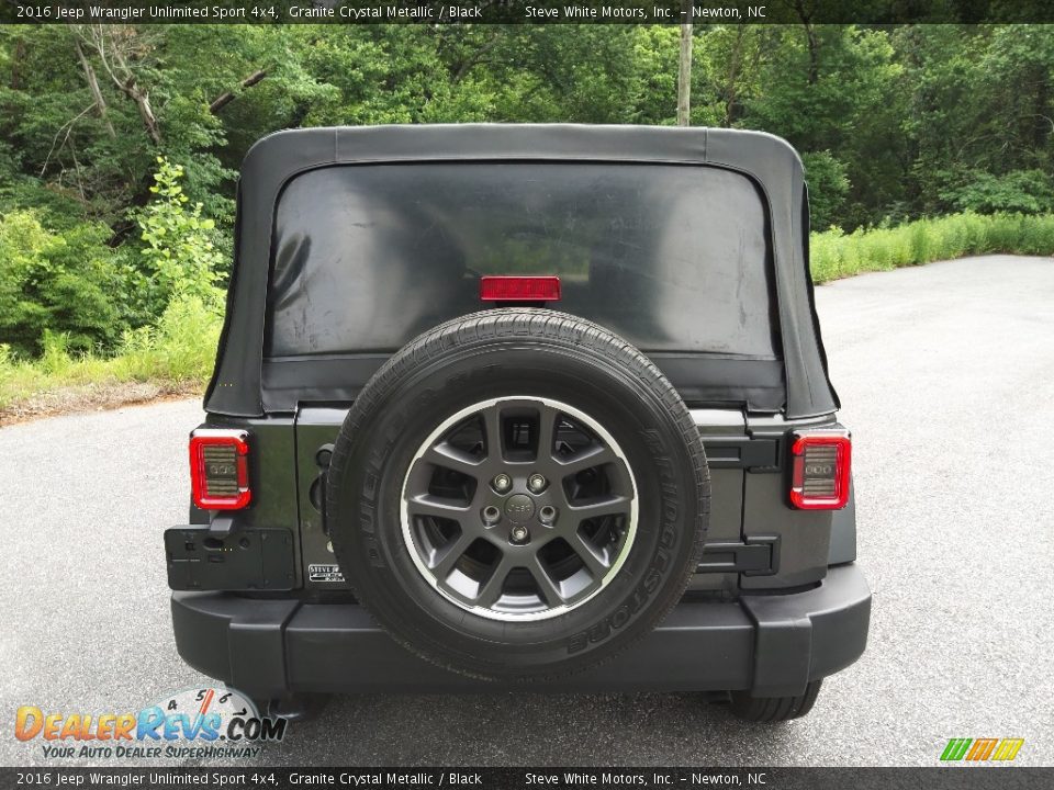 2016 Jeep Wrangler Unlimited Sport 4x4 Granite Crystal Metallic / Black Photo #7