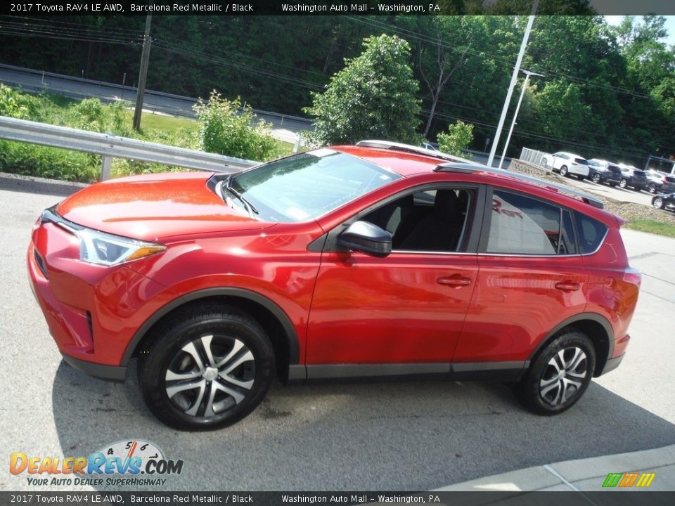 2017 Toyota RAV4 LE AWD Barcelona Red Metallic / Black Photo #14