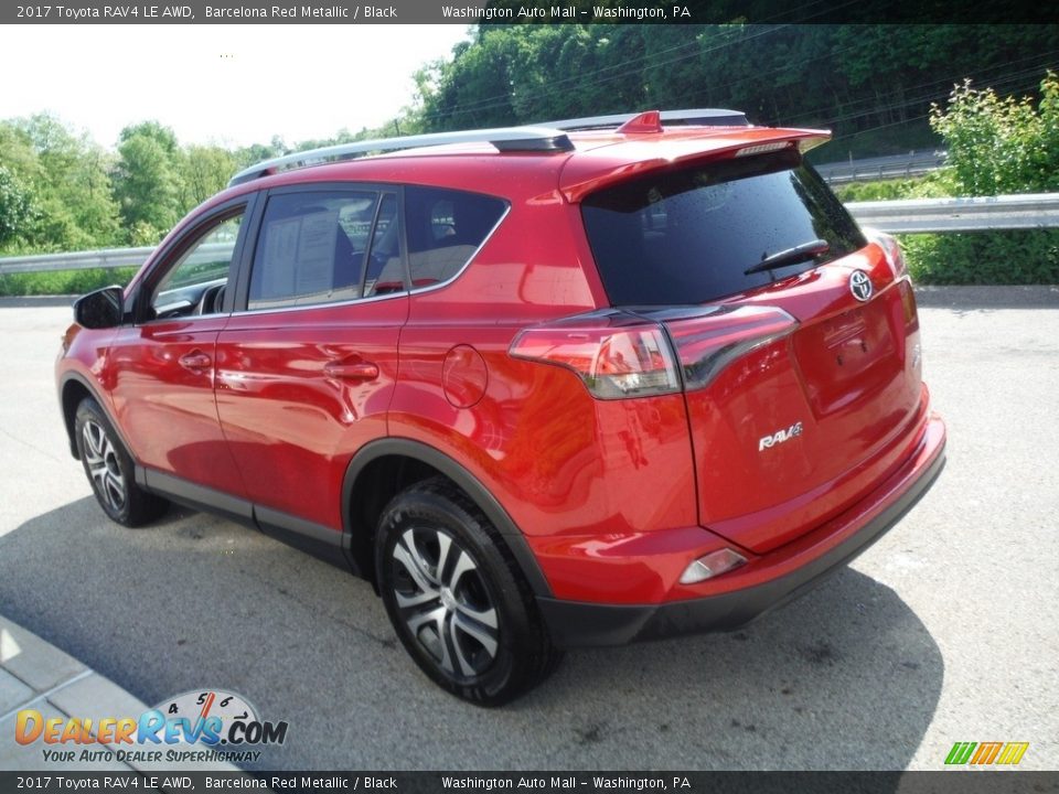 2017 Toyota RAV4 LE AWD Barcelona Red Metallic / Black Photo #15