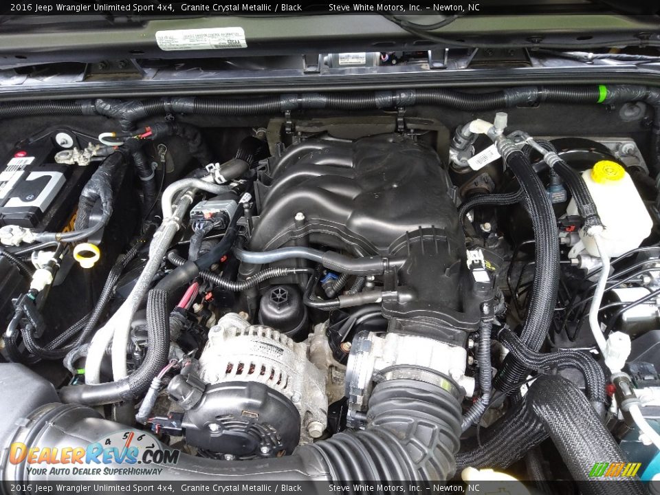 2016 Jeep Wrangler Unlimited Sport 4x4 Granite Crystal Metallic / Black Photo #9