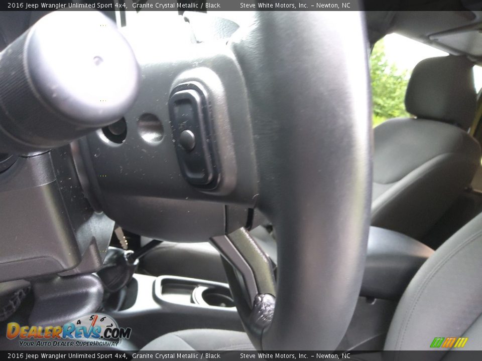 2016 Jeep Wrangler Unlimited Sport 4x4 Granite Crystal Metallic / Black Photo #12