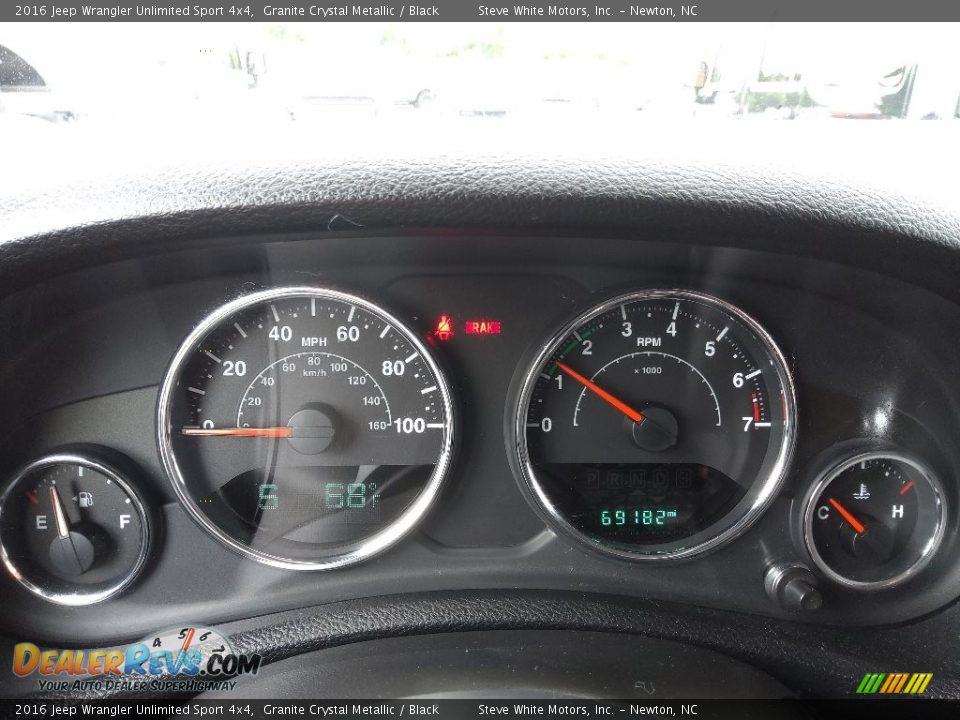 2016 Jeep Wrangler Unlimited Sport 4x4 Granite Crystal Metallic / Black Photo #20