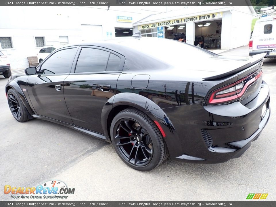 2021 Dodge Charger Scat Pack Widebody Pitch Black / Black Photo #3