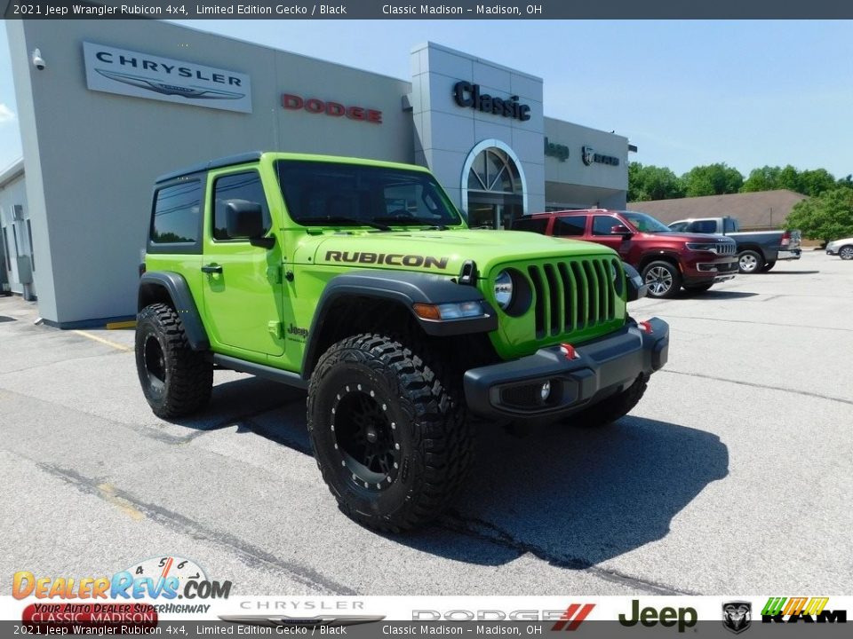 2021 Jeep Wrangler Rubicon 4x4 Limited Edition Gecko / Black Photo #1