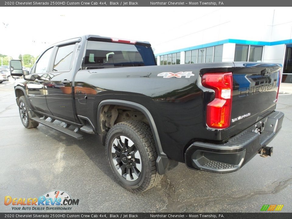 2020 Chevrolet Silverado 2500HD Custom Crew Cab 4x4 Black / Jet Black Photo #4