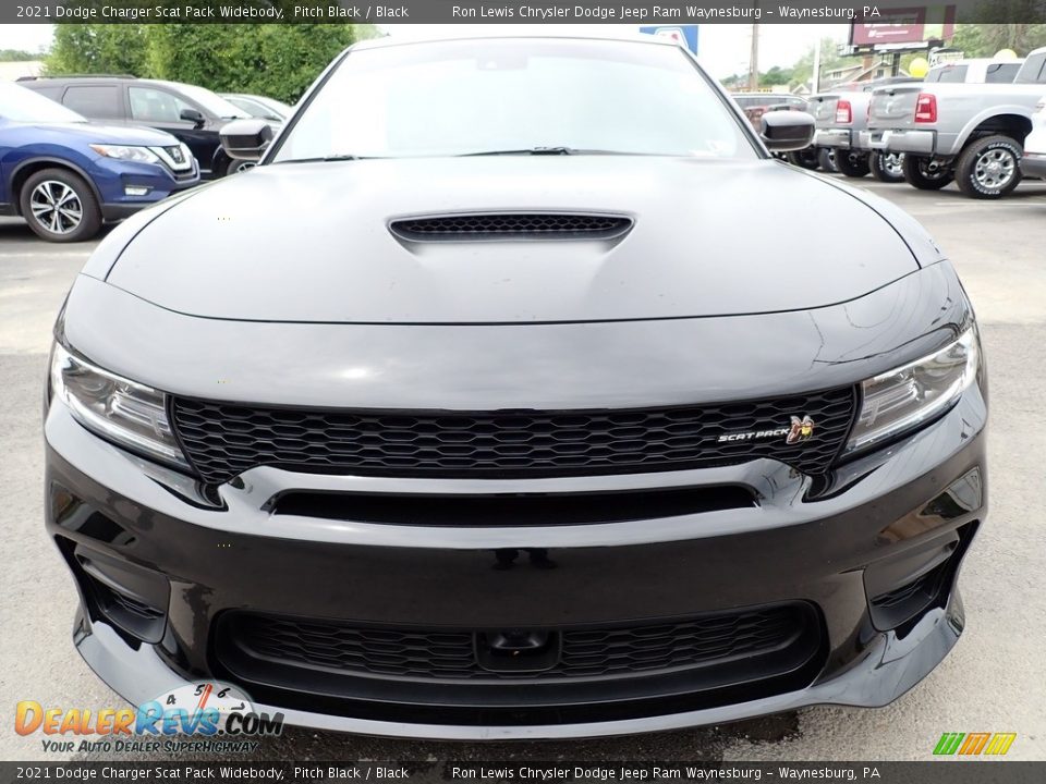 2021 Dodge Charger Scat Pack Widebody Pitch Black / Black Photo #9
