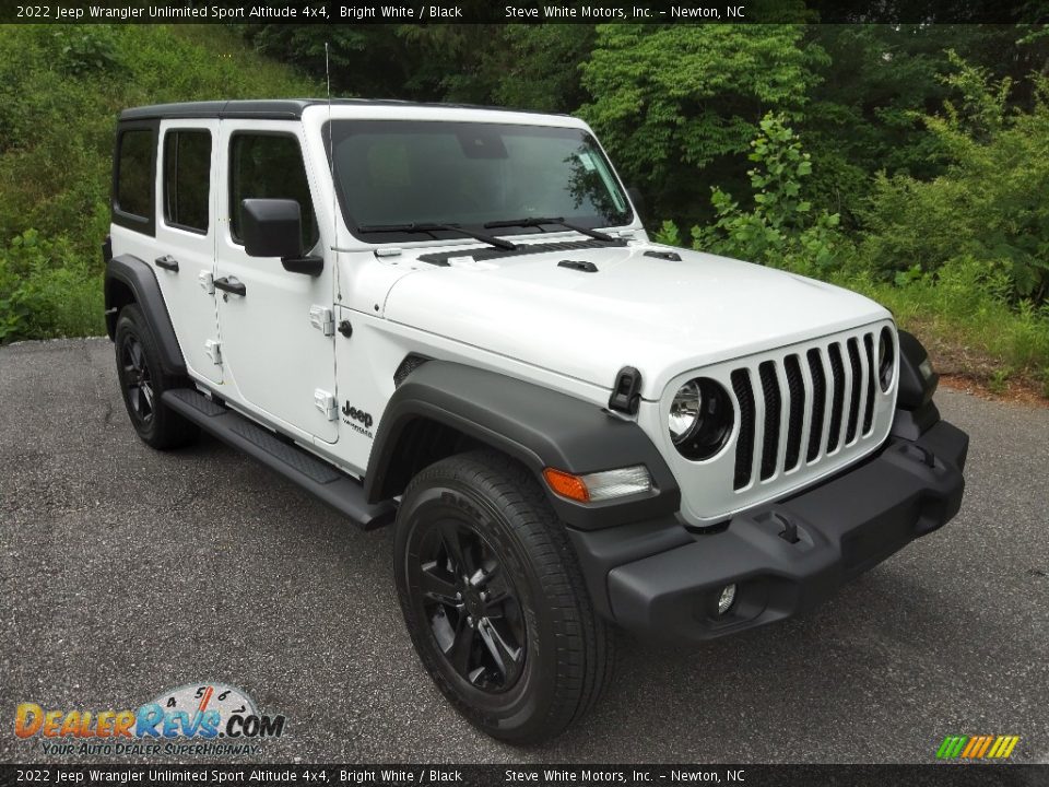 2022 Jeep Wrangler Unlimited Sport Altitude 4x4 Bright White / Black Photo #4