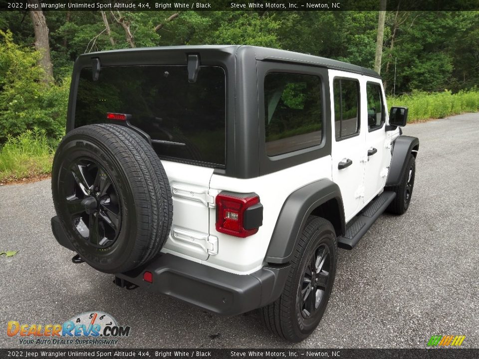 2022 Jeep Wrangler Unlimited Sport Altitude 4x4 Bright White / Black Photo #6