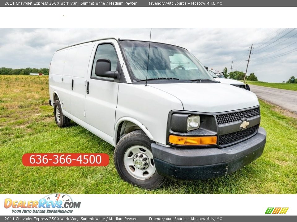 2011 Chevrolet Express 2500 Work Van Summit White / Medium Pewter Photo #1