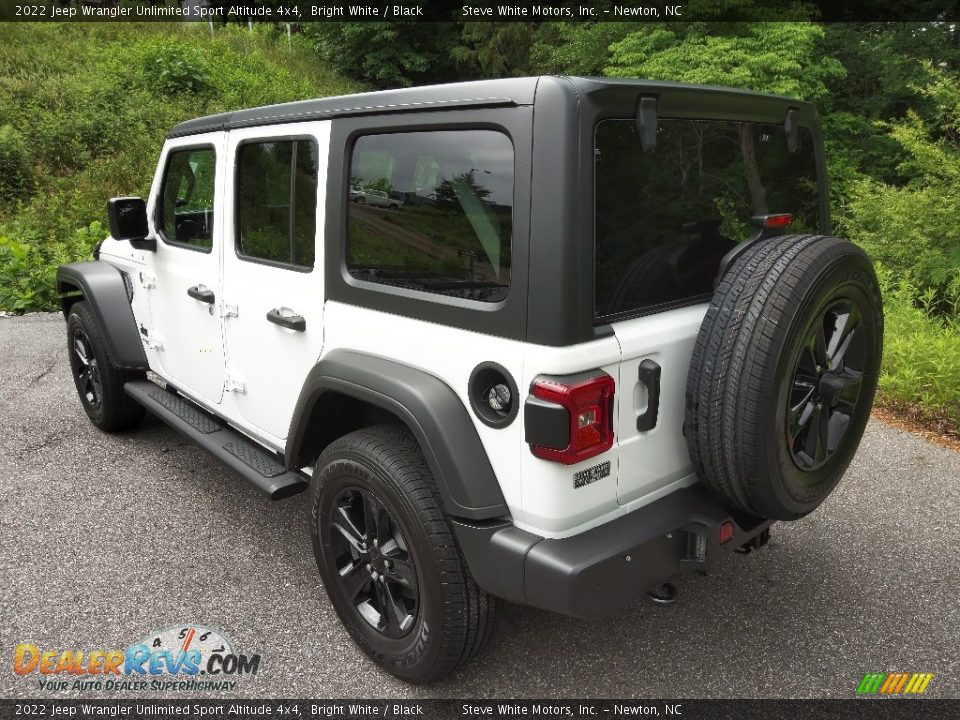 2022 Jeep Wrangler Unlimited Sport Altitude 4x4 Bright White / Black Photo #8