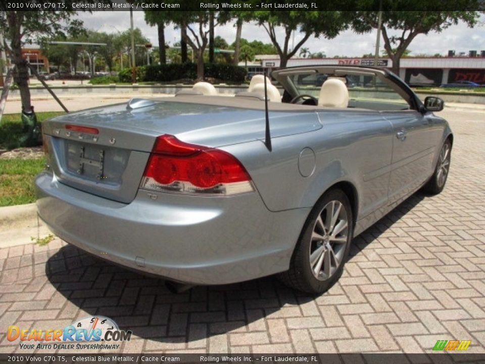 2010 Volvo C70 T5 Celestial Blue Metallic / Cacite Cream Photo #1