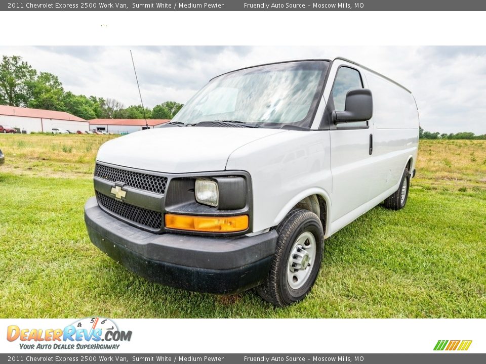 2011 Chevrolet Express 2500 Work Van Summit White / Medium Pewter Photo #11