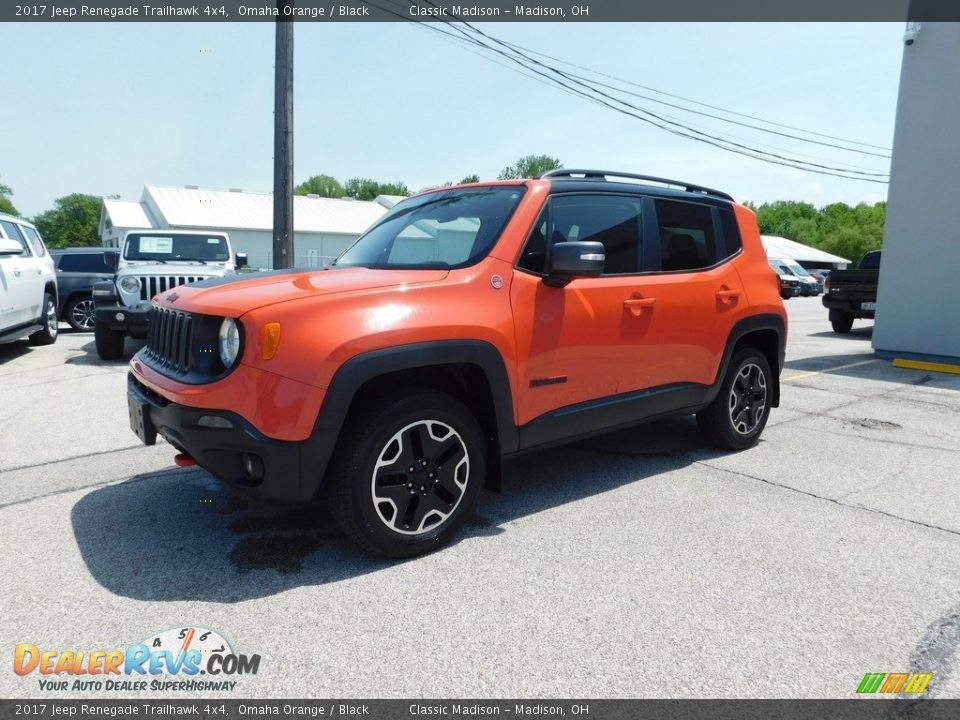 2017 Jeep Renegade Trailhawk 4x4 Omaha Orange / Black Photo #3