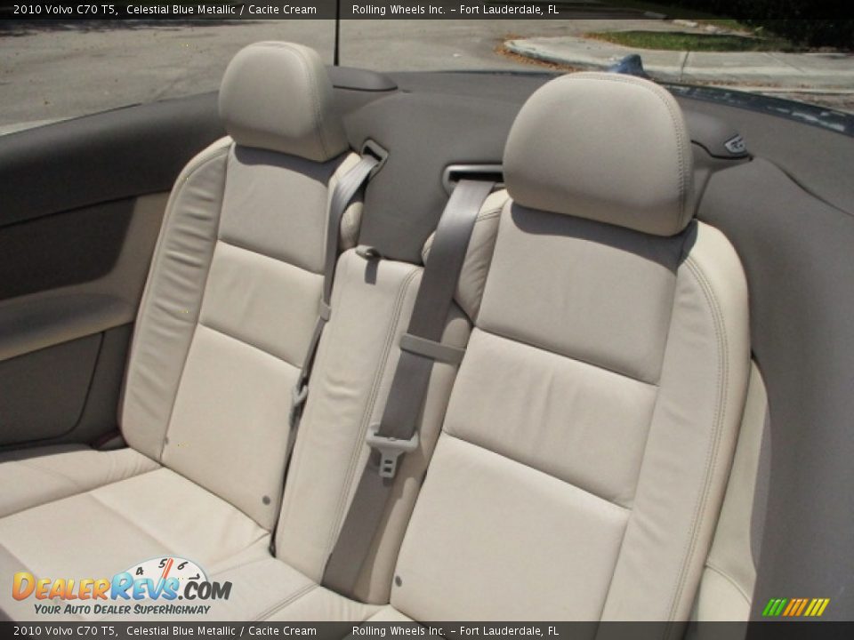 2010 Volvo C70 T5 Celestial Blue Metallic / Cacite Cream Photo #6