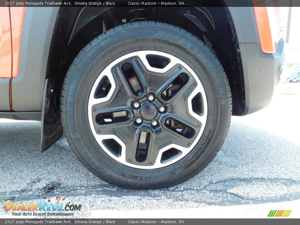 2017 Jeep Renegade Trailhawk 4x4 Omaha Orange / Black Photo #5
