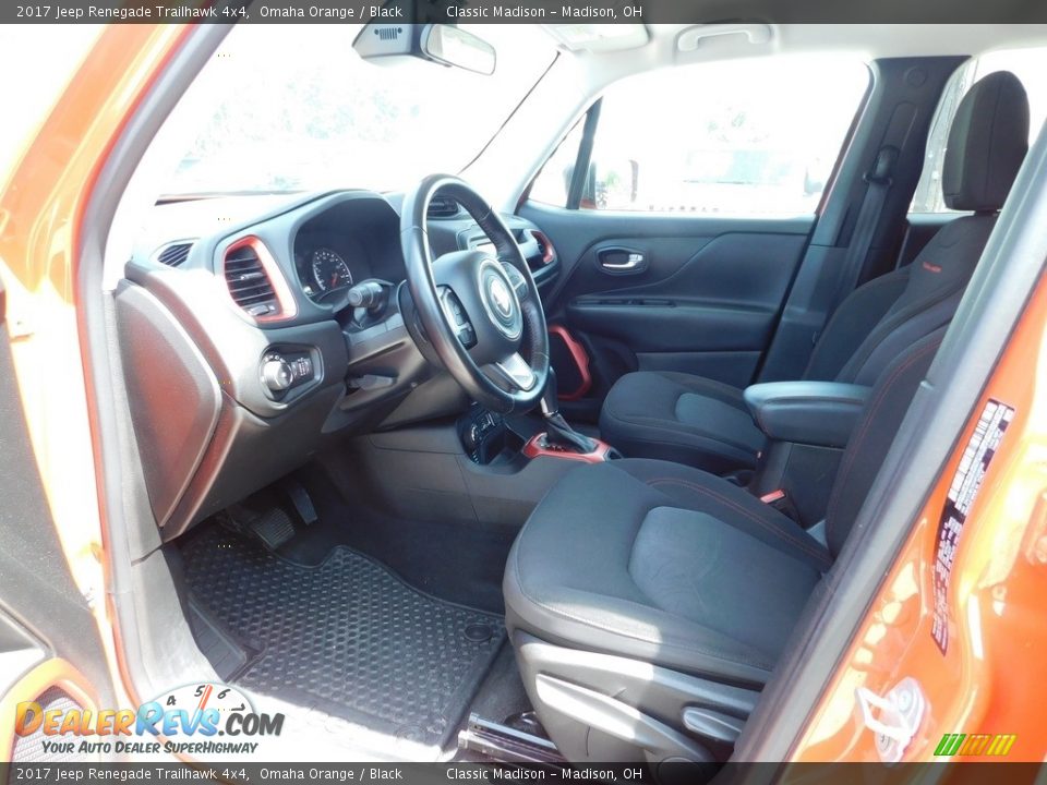 2017 Jeep Renegade Trailhawk 4x4 Omaha Orange / Black Photo #6