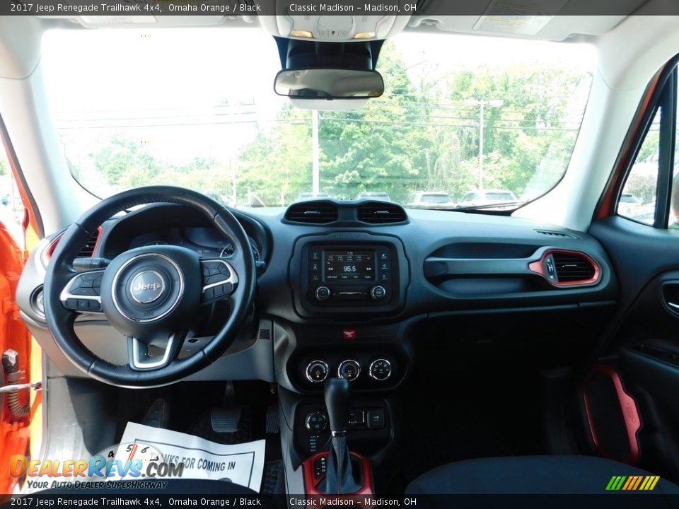 2017 Jeep Renegade Trailhawk 4x4 Omaha Orange / Black Photo #8