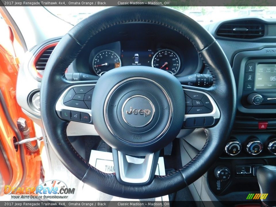 2017 Jeep Renegade Trailhawk 4x4 Omaha Orange / Black Photo #9