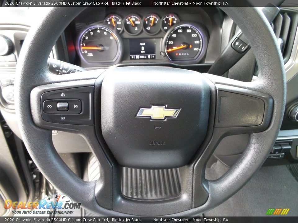2020 Chevrolet Silverado 2500HD Custom Crew Cab 4x4 Steering Wheel Photo #25