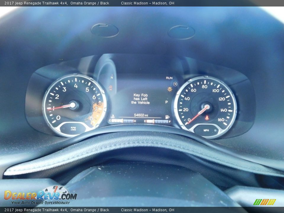 2017 Jeep Renegade Trailhawk 4x4 Omaha Orange / Black Photo #10