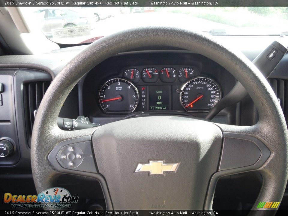 2016 Chevrolet Silverado 2500HD WT Regular Cab 4x4 Steering Wheel Photo #5