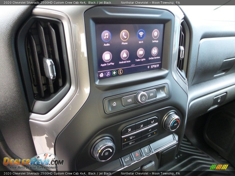 2020 Chevrolet Silverado 2500HD Custom Crew Cab 4x4 Black / Jet Black Photo #26
