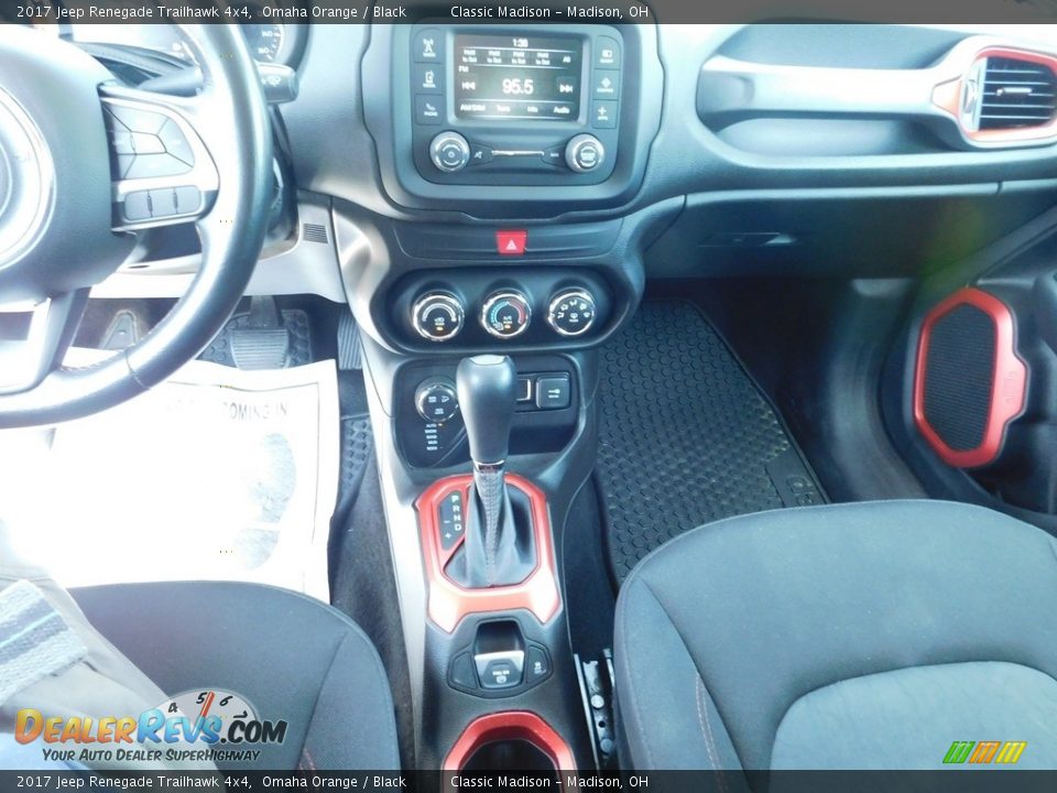 2017 Jeep Renegade Trailhawk 4x4 Omaha Orange / Black Photo #11