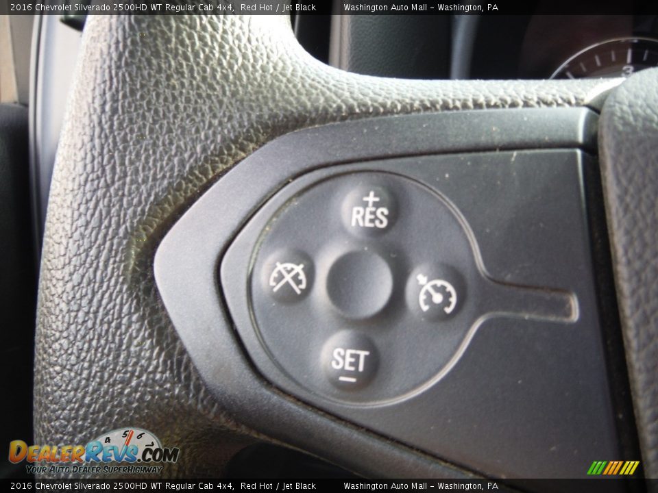 2016 Chevrolet Silverado 2500HD WT Regular Cab 4x4 Steering Wheel Photo #6