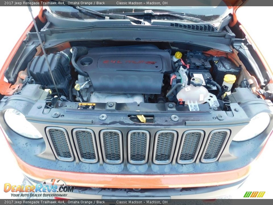 2017 Jeep Renegade Trailhawk 4x4 Omaha Orange / Black Photo #17