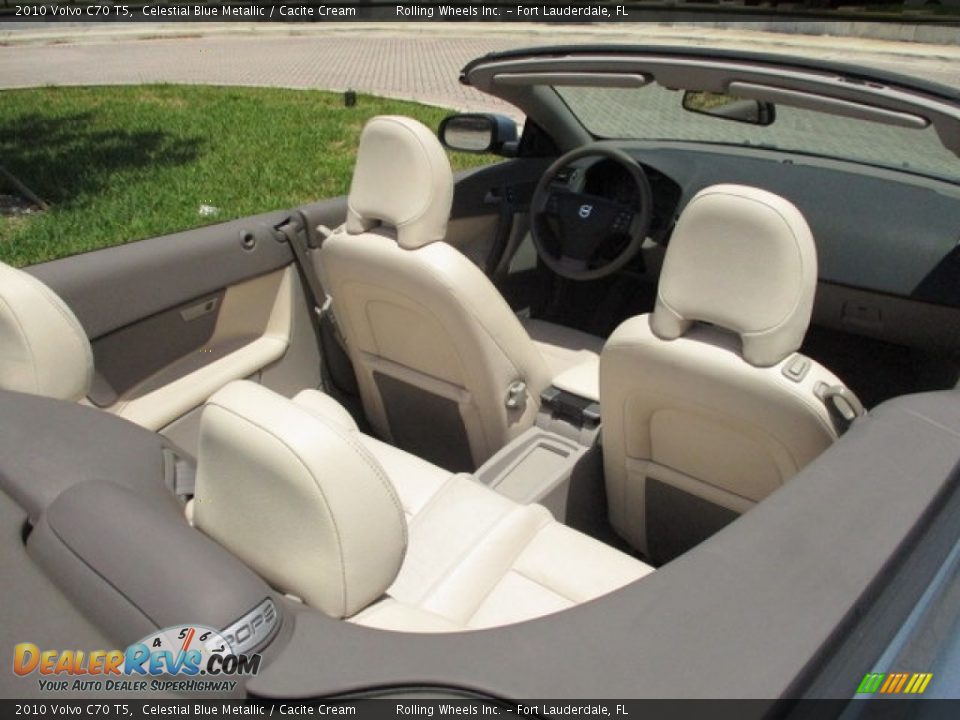 2010 Volvo C70 T5 Celestial Blue Metallic / Cacite Cream Photo #20