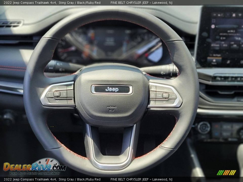 2022 Jeep Compass Trailhawk 4x4 Steering Wheel Photo #9