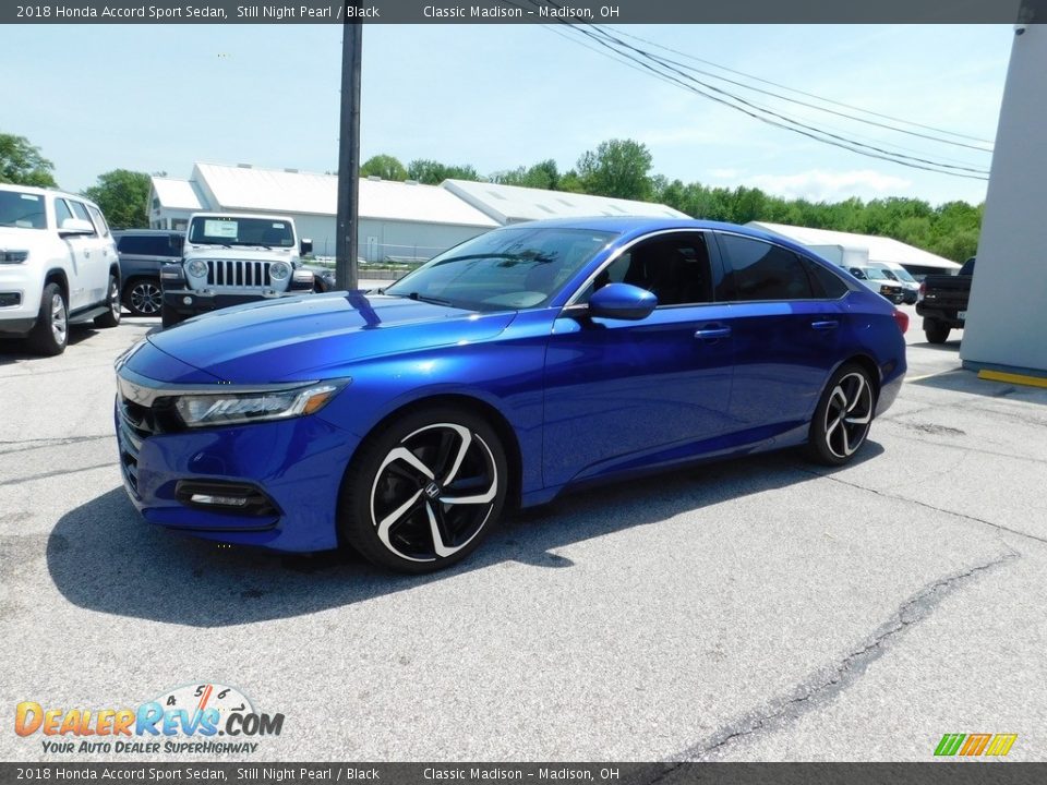 2018 Honda Accord Sport Sedan Still Night Pearl / Black Photo #3