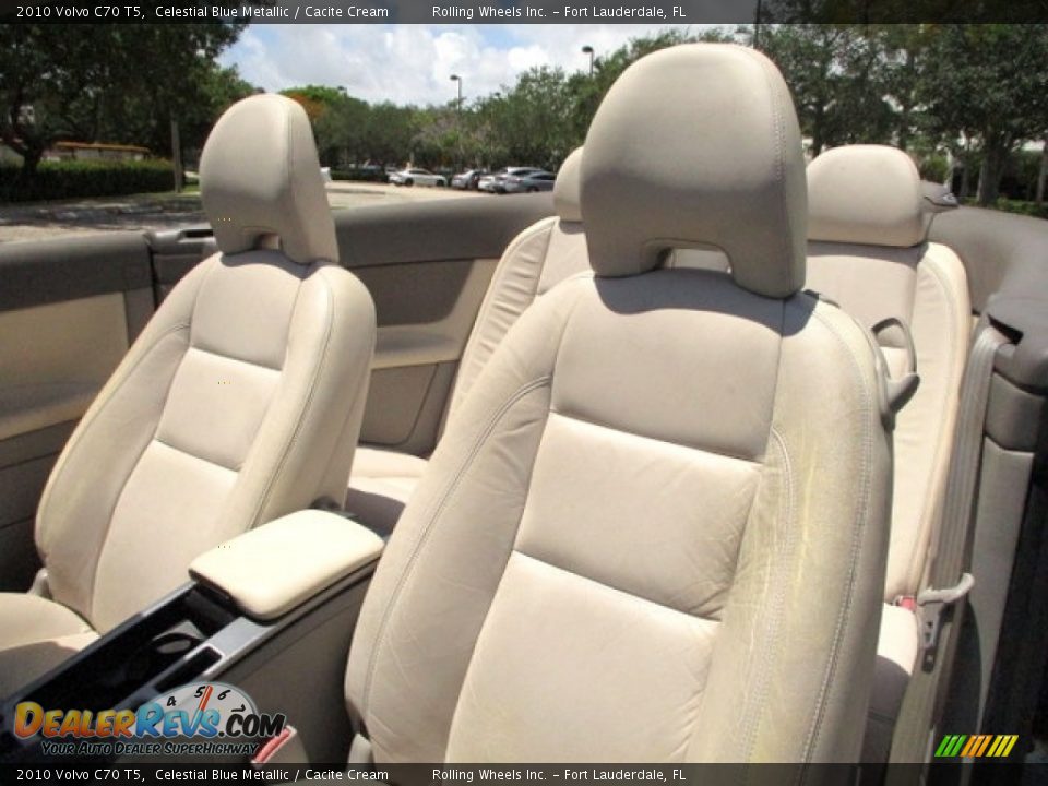2010 Volvo C70 T5 Celestial Blue Metallic / Cacite Cream Photo #21