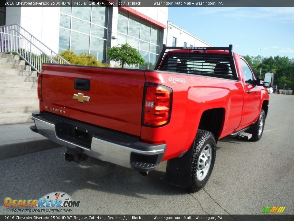 Red Hot 2016 Chevrolet Silverado 2500HD WT Regular Cab 4x4 Photo #16