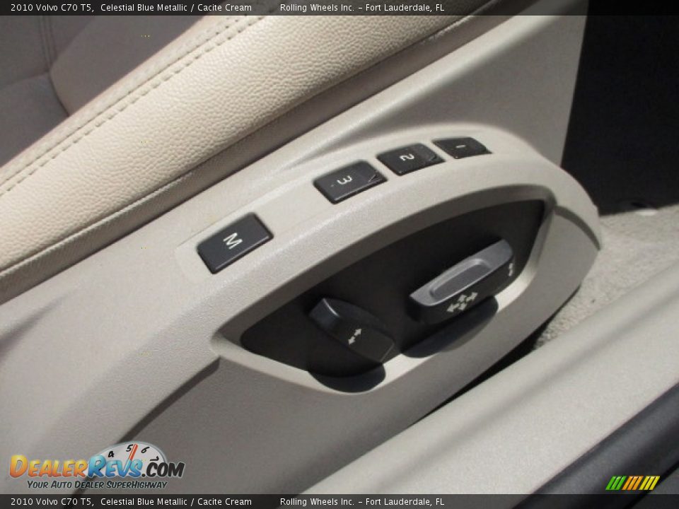 2010 Volvo C70 T5 Celestial Blue Metallic / Cacite Cream Photo #23