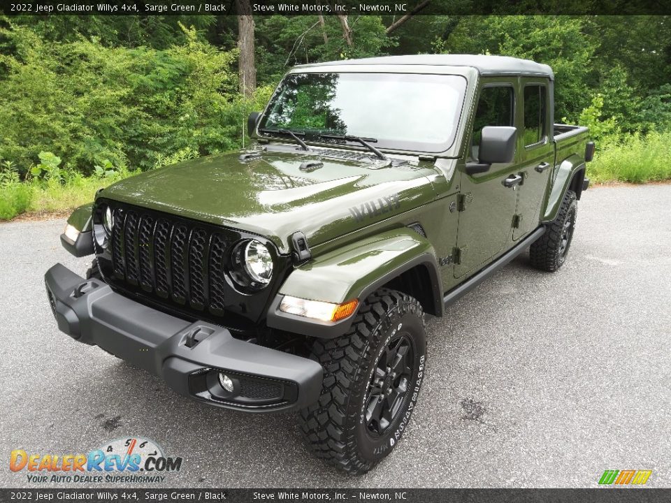 2022 Jeep Gladiator Willys 4x4 Sarge Green / Black Photo #2