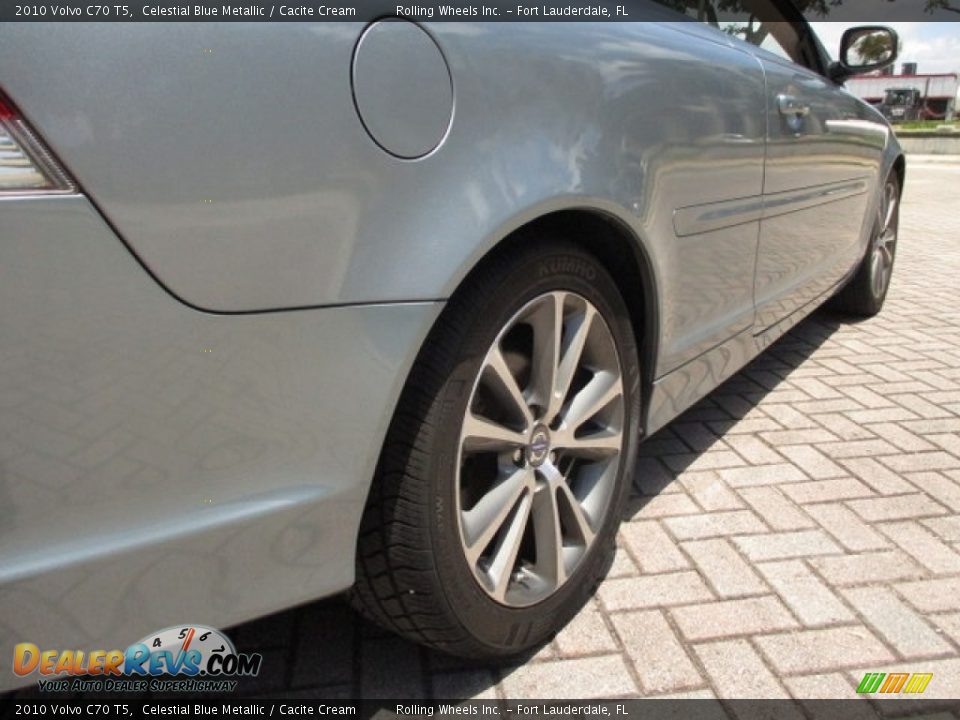 2010 Volvo C70 T5 Celestial Blue Metallic / Cacite Cream Photo #25