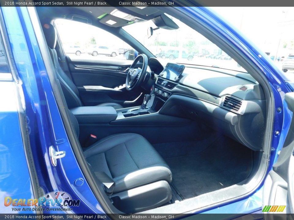 2018 Honda Accord Sport Sedan Still Night Pearl / Black Photo #7