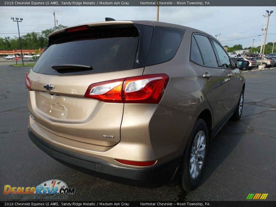 2019 Chevrolet Equinox LS AWD Sandy Ridge Metallic / Medium Ash Gray Photo #7
