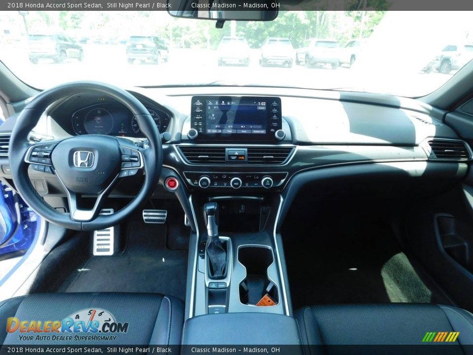 2018 Honda Accord Sport Sedan Still Night Pearl / Black Photo #8