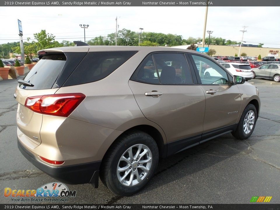 2019 Chevrolet Equinox LS AWD Sandy Ridge Metallic / Medium Ash Gray Photo #8