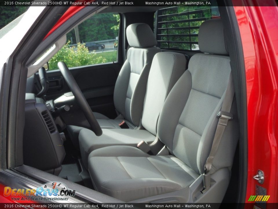 Front Seat of 2016 Chevrolet Silverado 2500HD WT Regular Cab 4x4 Photo #21
