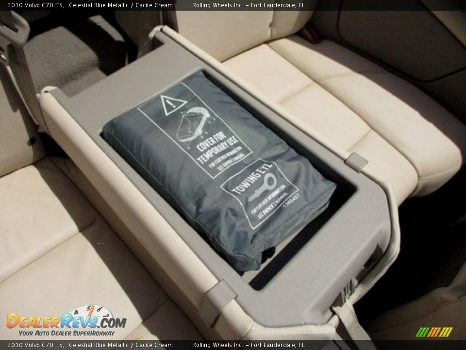 2010 Volvo C70 T5 Celestial Blue Metallic / Cacite Cream Photo #27