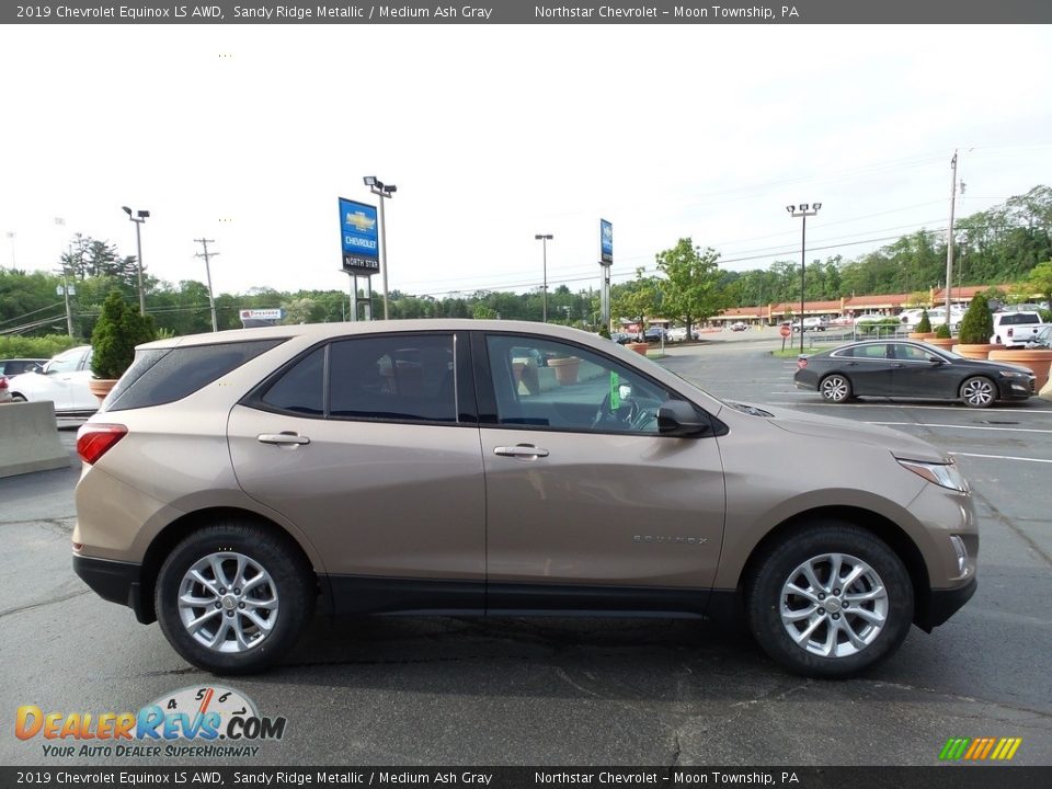 2019 Chevrolet Equinox LS AWD Sandy Ridge Metallic / Medium Ash Gray Photo #9